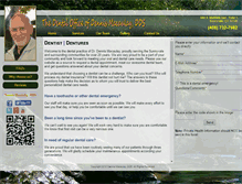 Tablet Screenshot of macaulaydental.com